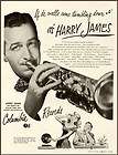 HORN PLAYER HARRY JAMES IN 1946 COLUMBIA RECORDS AD