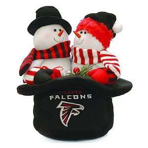 Atlanta Falcons Snowmen Top Hat Show Off Your Holiday And Team Spirit 