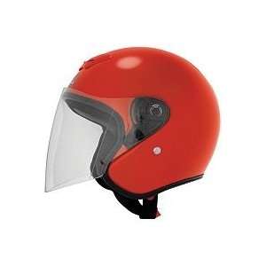  CYBER UT 21 SOLID HELMET (SMALL) (RED): Automotive