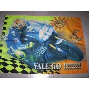 VALENTINO ROSSI 5x3 Feet Cloth Textile Fabric Poster:  Home 