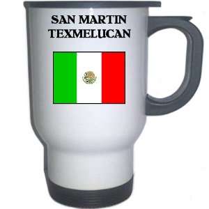  Mexico   SAN MARTIN TEXMELUCAN White Stainless Steel Mug 