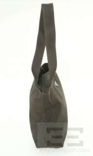 Prada Dark Brown Tessuto Nylon Tote Bag  