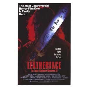  Texas Chainsaw Massacre 3 Movie Poster, 27 x 40.25 (1990 