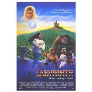  Labyrinth Poster B 27x40 David Bowie Jennifer Connelly 