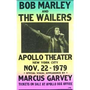 Bob Marley and The Whalers 14 X 22 Vintage Style Concert Poster