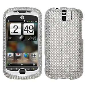  HTC myTouch 3G Slide Silver Diamante Protector Cover(Diamante 2 