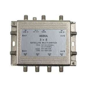  3 x 8 Satellite Multi Switch Electronics