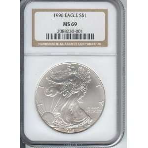  1996 Silver American Eagle Dollar 