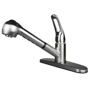 Plumbers Overstock UF18315A Single Handle Kitchen Faucet with Pull Out 