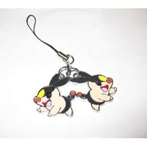   Pokemon Double sided Metal Phone Charm strap    Tepig 