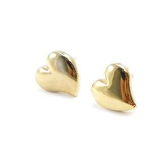  Earrings C?ur Tendresse plated gold. Jewelry