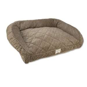  Orvis Tempur pedic Deep Dish Dog Bed / Small, Tweed/Brown 