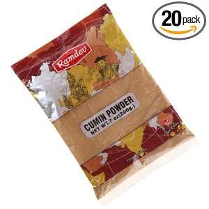 Ramdev Cumin Powder, 7 Ounce Packages (Pack of 20)  