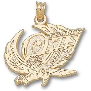  : Temple University Owl 5/8 Pendant (Gold Plated): Sports & Outdoors