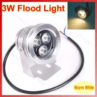 3W Outdoor High Power LED Waterproof Floodlight Flood Light Warm White 