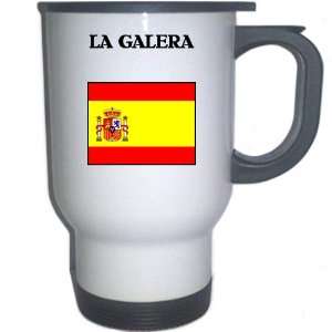  Spain (Espana)   LA GALERA White Stainless Steel Mug 