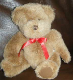 Small 10 Plush Brown Build A Bear Teddy Bear Red Bow  