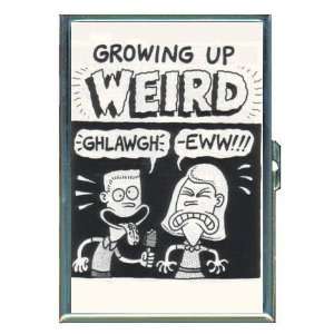 Growing Up Weird Comic Book ID Holder, Cigarette Case or Wallet: MADE 
