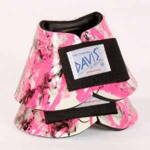   DAVIS Artisan Medium Neon Pink No Turn Bell Boots: Sports & Outdoors