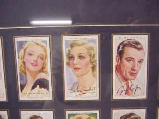 ANTIQUE PLAYERS FILM STARS MOVIE LEGENDS CIGARETTE CARDS 1938 SET 50 