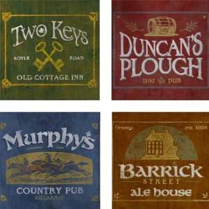  Irish Pubs Absorbent Coasters