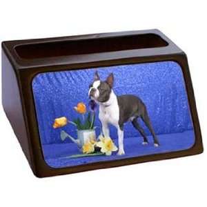  Boston Terrier Business Card Holder: Office Products