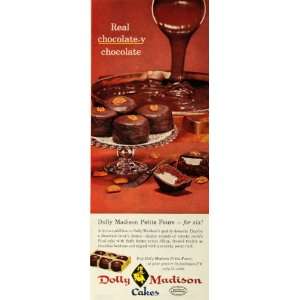  1959 Ad Dolly Madison Petits Four Chocolate Bonbons Devil 