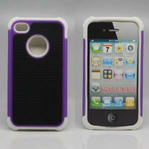  TBox Heavy Duty iPhone 4/4S Case (Purple/Black): Cell 