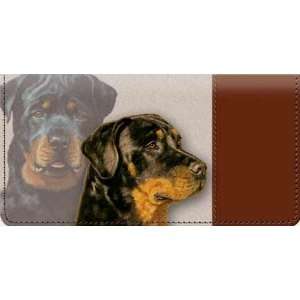  Rottweiler Checkbook Cover