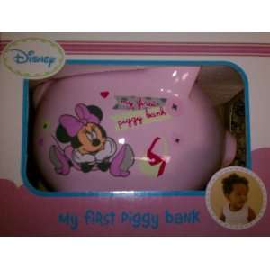  Disney My First Piggy Bank featuring Minnie Mouse Baby