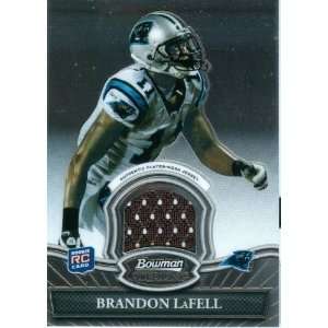   Brandon LaFell Rookie Game Worn Jersey Card: Sports & Outdoors