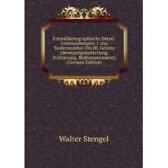   Stilisierung, Bildtemperament) (German Edition) Walter Stengel Books