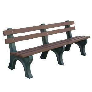 Eagle One 7 Feet High Back Bench (2 x 4)   Driftwood with Grey 