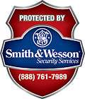 Smith & Wesson Security Alarm Decals / Stickers (Three)