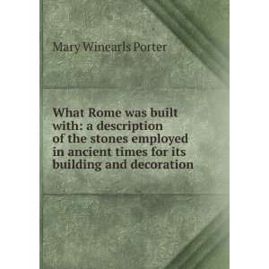  What Rome was built with: a description of the stones 