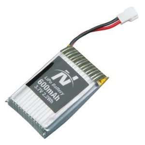  Great Planes   LiPo 1S 3.7V 600mAh 15C Novus CP Battery (R 