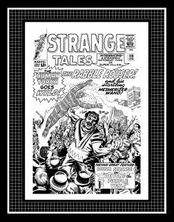 Jack Kirby Strange Tales #119 Production Art Cover  