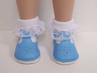 SKY BLUE T Strap Doll Shoes For Tonner 18 Ann Estelle♥  