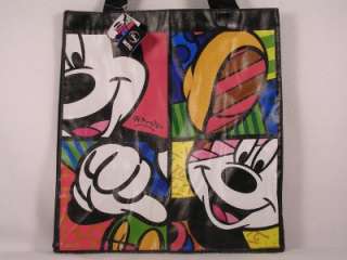 Romero Britto Disneys Mickey Mouse Tote Bag NEW  