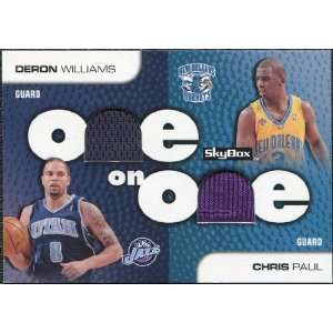  Dual Memorabilia #OOPW Chris Paul Deron Williams Sports Collectibles