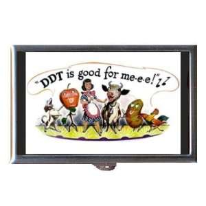  DDT Pesticide Vintage Ad Funny Coin, Mint or Pill Box 