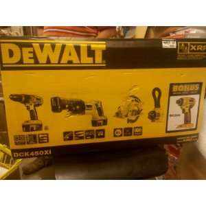  Dewalt Dck450xi Xrp 4 tool Combo Kit with Bonus Tool: Home 
