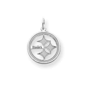   Pittsburgh Steelers Med Logo Cut Out Pendant   NF1619SS Jewelry