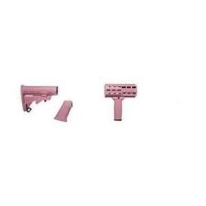 TAPCO AR15 Pink IF Set Stk/Grips/Hndgrd