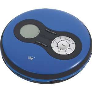 Coby Blue Personal CD Player With Digital PLL AM/FM Radio: MP3 Players 