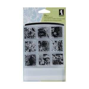  Inkadinkado Inchie Clear Stamps Morphic Patterns; 2 Items 