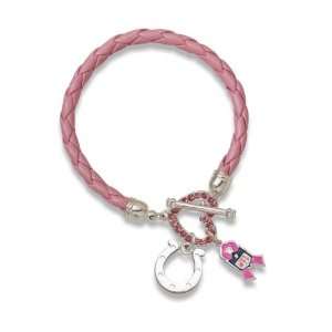   Colts Breast Cancer Awareness Pink Rope Bracelet