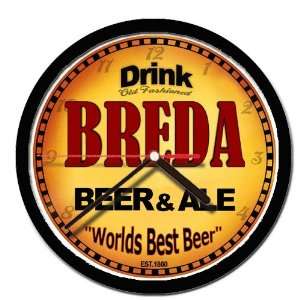  BREDA beer and ale cerveza wall clock 