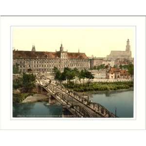  University with bridge Breslau Silesia Germany (Wroclaw 