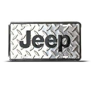   Diamond Background Metal Novelty Car Auto License Plate Wall Sign Tag